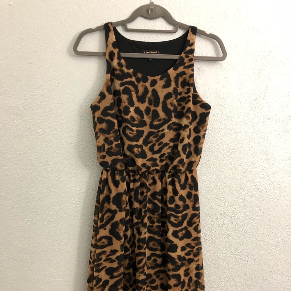 cheetah print dress